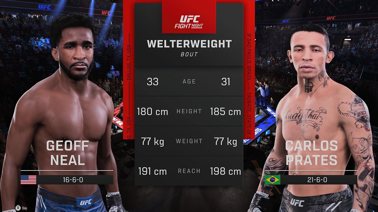 UFC 314 Geoff Neal Vs Carlos Prates Welterweight Bout