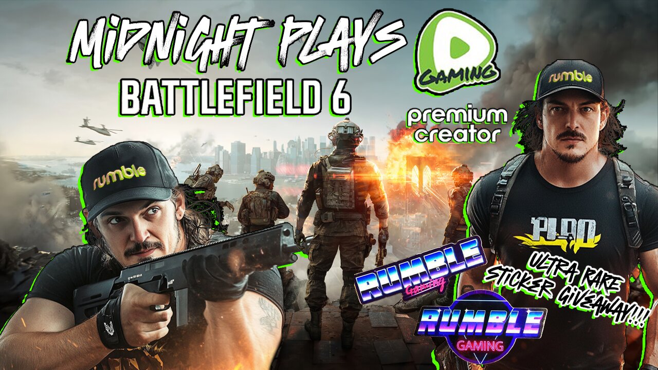 Gaming w/ PER·SE·VER·ANCE - BF6 Beta | Ultra Rare Rumble Gaming Sticker Giveaway | BF6 Beta Weekend!