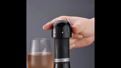 Champagne Stopper Sealer, for Champagne, Wine, Cava, Prosecco & Sparkling Beverages (2-Pack)