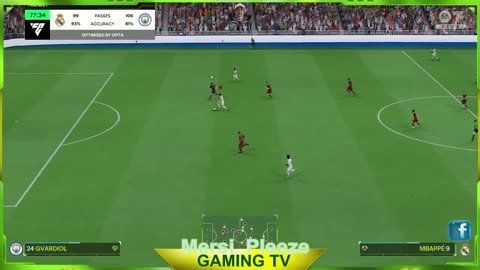 Real Madrid Vs. Manchester City - Second Half.