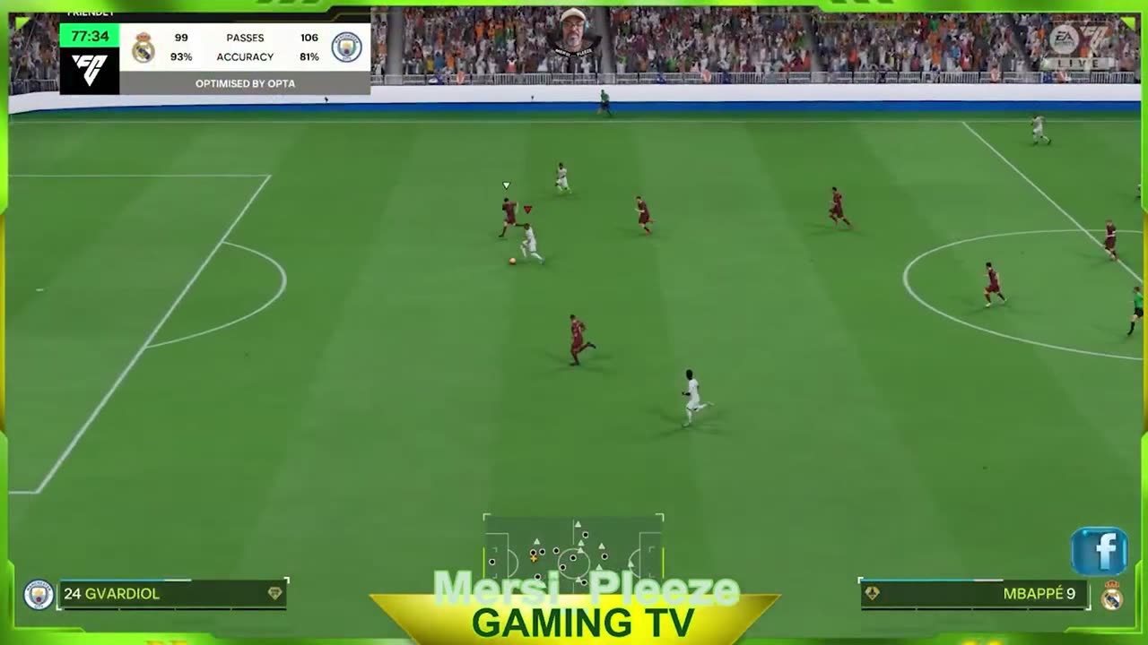 Real Madrid Vs. Manchester City - Second Half.