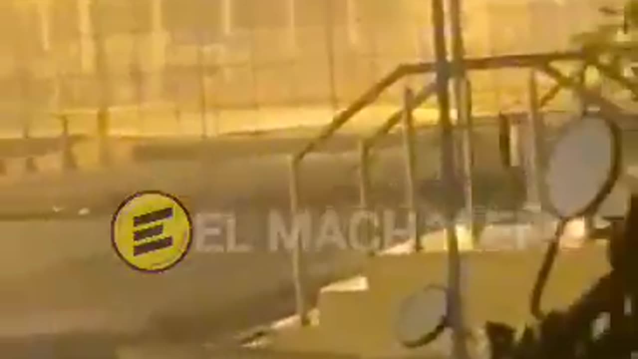 Sound of gunfire and explosions heard in eyewitness video of prison complex in Machala, Ecuador;
