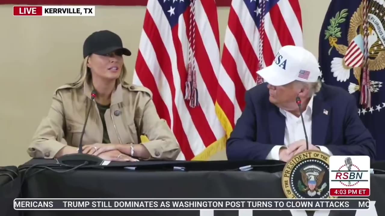 Wonderful speech by First Lady Melania Trump!