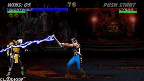 Ultimate Mortal Kombat 3 - Nightwolf - Arcade Cabinet