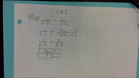 Saxon Algebra 2 Lesson 66 (a)