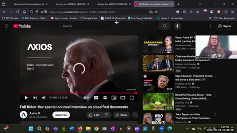V 10-Robert Hur Classified Documents Interview with Joe Biden