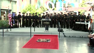 Teen helps LA firefighters onto Hollywood Walk of Fame