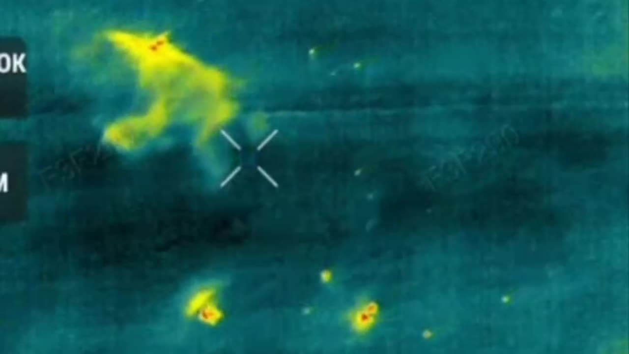 Ukrainian Artillery Engaging Russian Soldiers Overnight