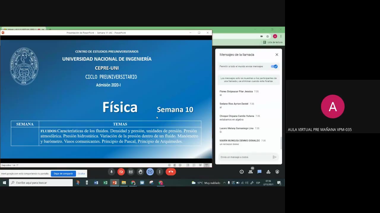 CEPRE UNI 2022 - 1 | Semana 10 | Física S1