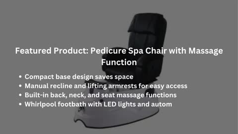 Things Every Salon Owner Should Know Before Buying a Pedicure Chair