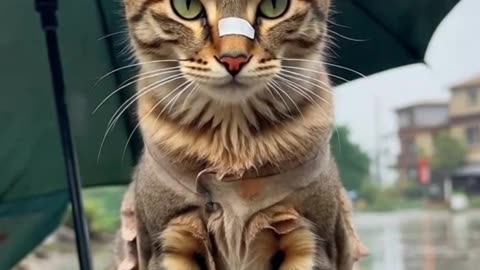 Lean Cat in the Rain