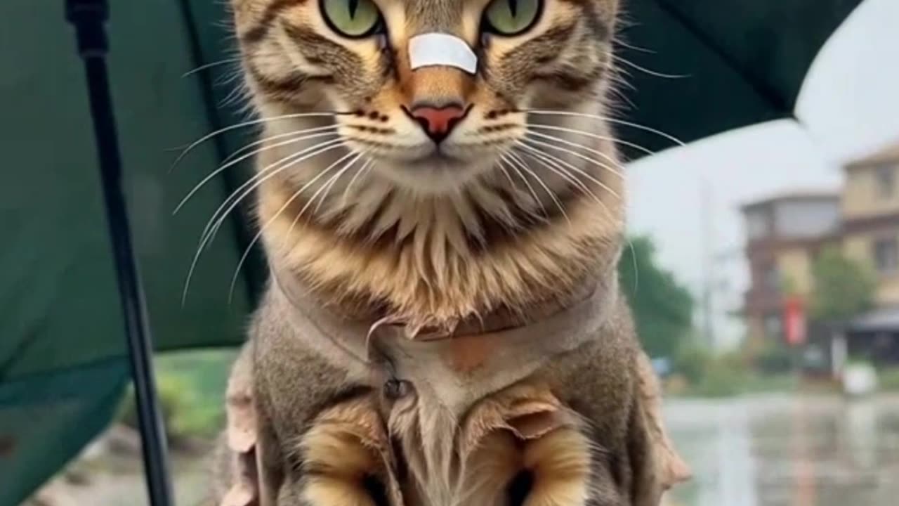 Lean Cat in the Rain