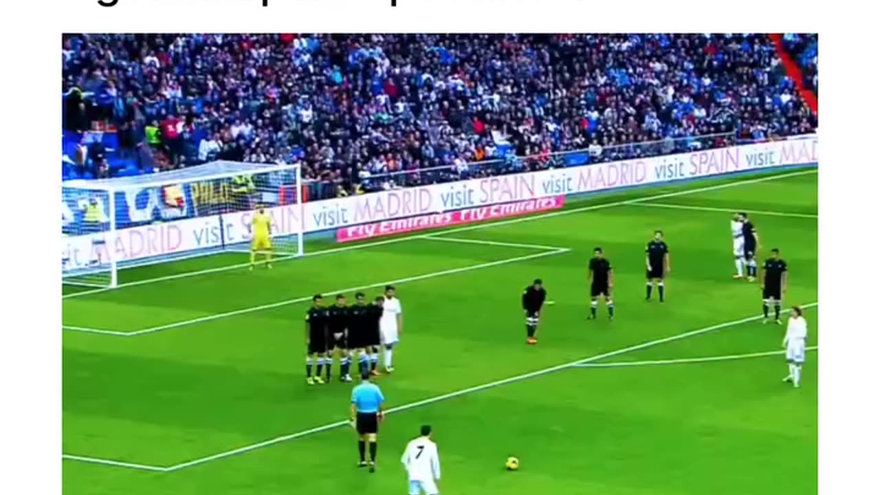 Cristiano Ronaldo free kick