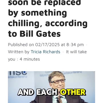 Bill Gates - “Smart Phones Soon To Be Replaced By Electronic Tattoos #electronictattoos #666