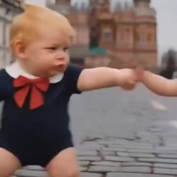 BABY TRUMP AND BABY PUTIN FIGHT!