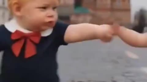 BABY TRUMP AND BABY PUTIN FIGHT!