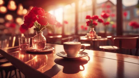 Peaceful Jazz in a Cozy Cafe