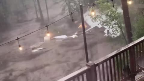 Happening now in Ruidoso, New Mexico, as heavy rain triggers flooding.