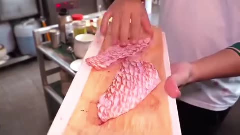 Fish Catching, Cutting, Cooking