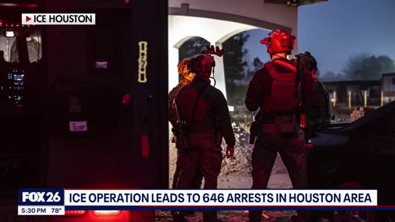 ICE arrests 600+ in Houston area operation