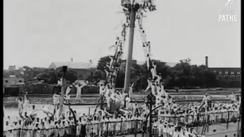American Sailors on Battleship (1917)