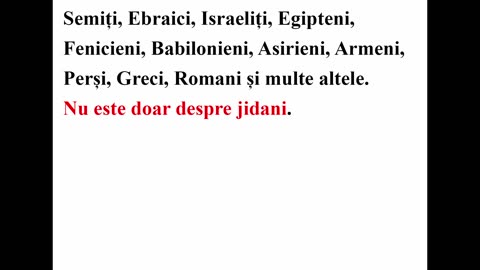 Jidanii / Evreii - sunt ei Poporul Ales al lui Dumnezeu?