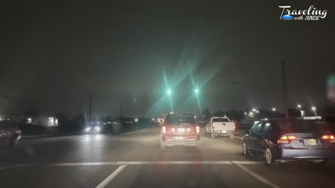 LATE NIGHT DRIVE IN INDIANAPOLIS | CITY LIGHTS, EMPTY ROADS, AND STREET VIEWS