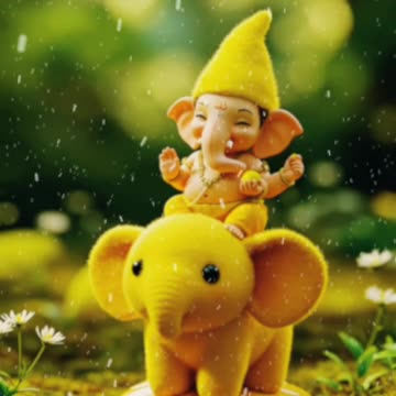 Cute Ganesha 🥰 🙏🥰🌺🙏