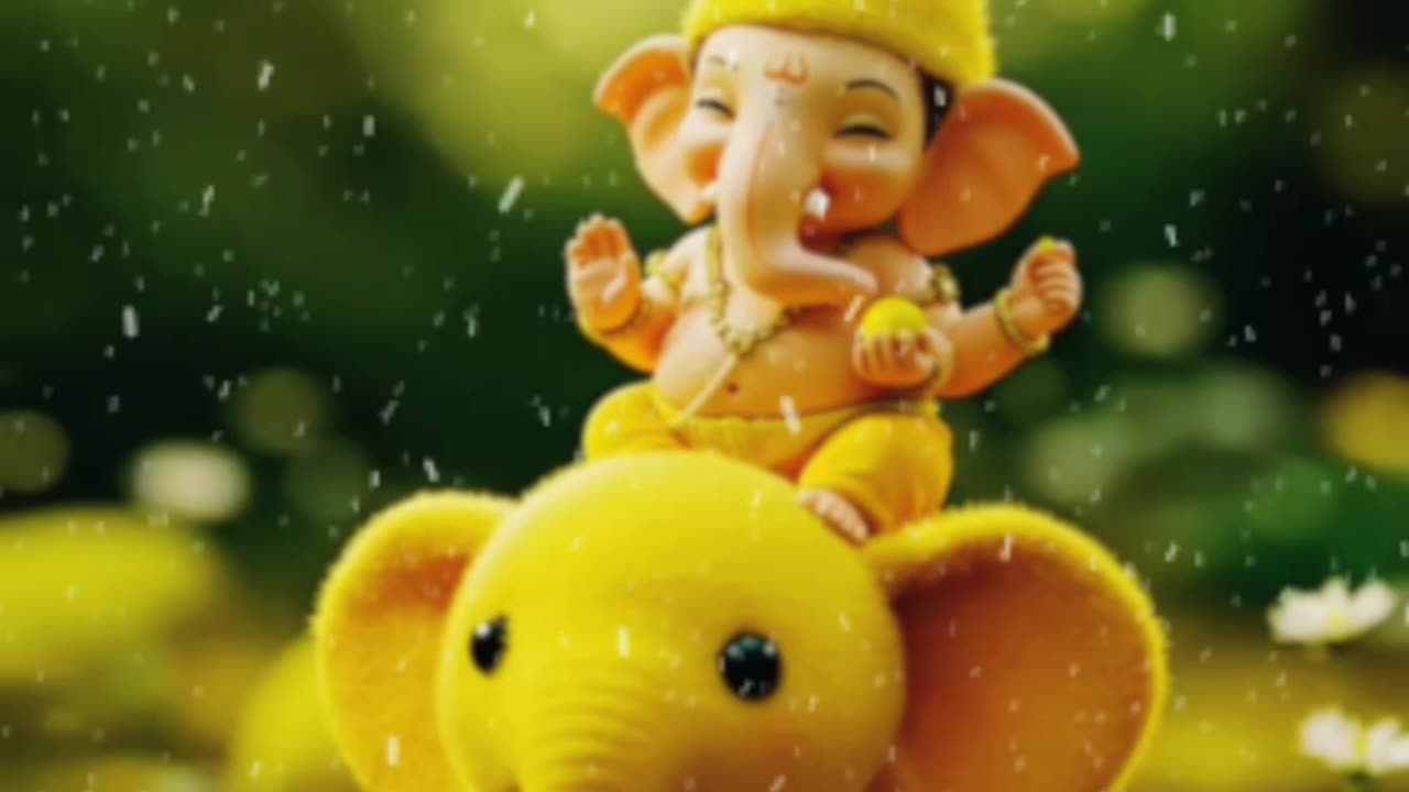 Cute Ganesha 🥰 🙏🥰🌺🙏