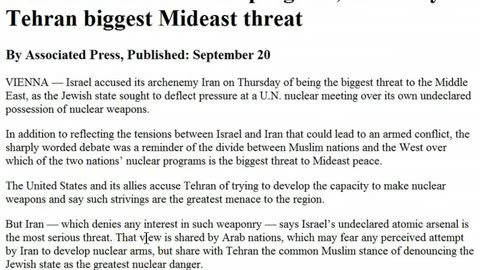 GGN: US Funded/Trained MEK Terrorist, Israel a Nuclear Hypocrite, Rebels Guilty of Torture/Murder