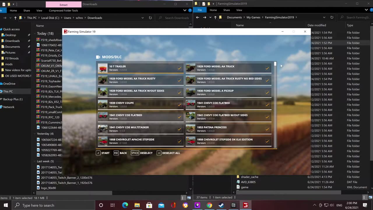 Farming Simulator 19 (How to install mods)