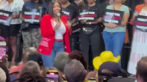 Sara Gonzales Trolls 'Fake Ghetto Hood Rat' Jasmine Crockett at Her Event