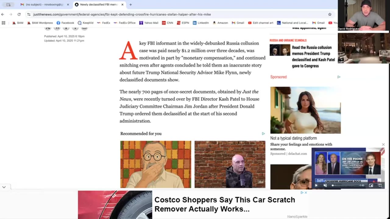 Nino & Juan O Savin Declassified Documents EXPLODE From Russia Collusion Informant! 4-11-25