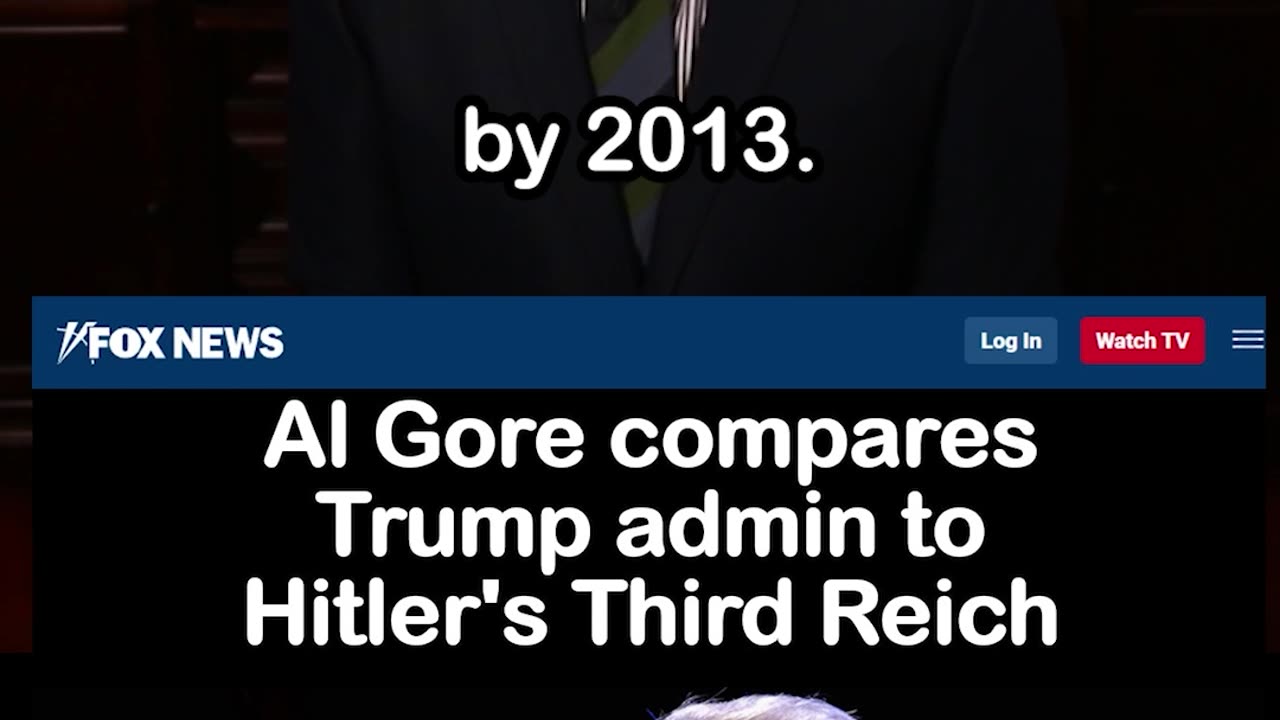 Al Gore compares Trump Administration to Hitler's Third Reich