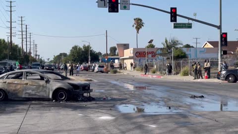 California looks like a complete war zone, 2000 National Guard in route