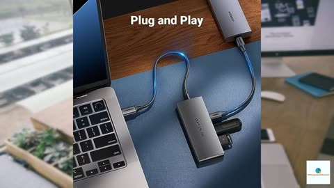 UGREEN USB C Hub 10Gbps, 4 Ports USB 3.2 Adapter with 4 USB-C 3.2 Ports, High Speed USB-C