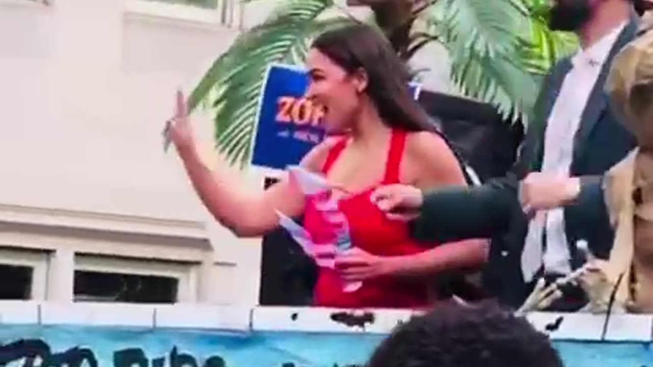 AOC On A Float