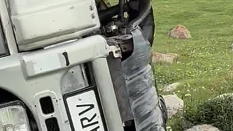 SUV Overturns in Kyrgyzstan Mountains