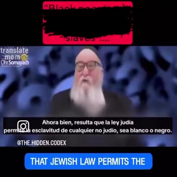Rabbi Breitowitz says JEWISH LAW permits them to ENSLAVE any non-jew (Goyim)