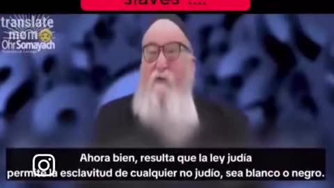 Rabbi Breitowitz says JEWISH LAW permits them to ENSLAVE any non-jew (Goyim)
