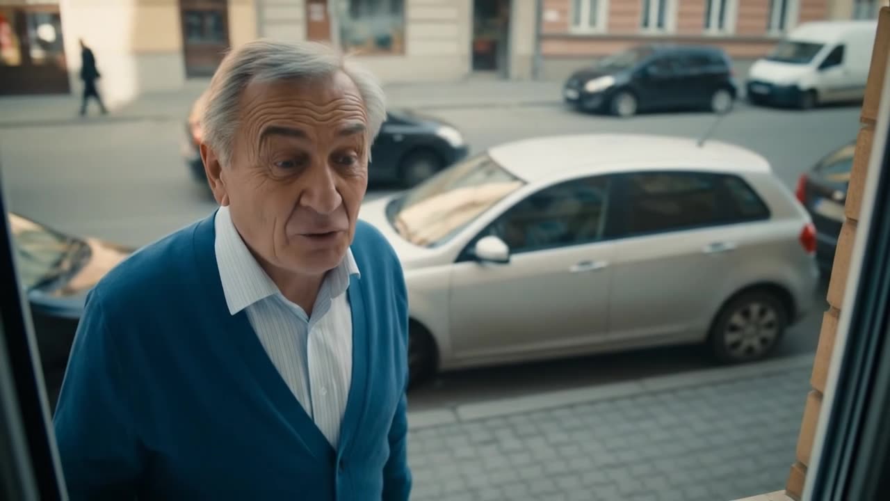 Parked car and commentary.