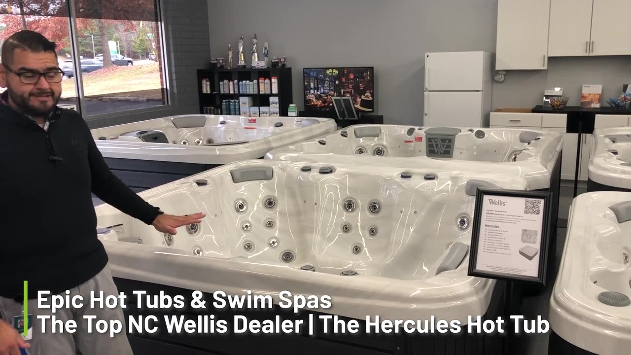 5 Seater Hot Tub With Lounger | NC Wellis Spas Dealer