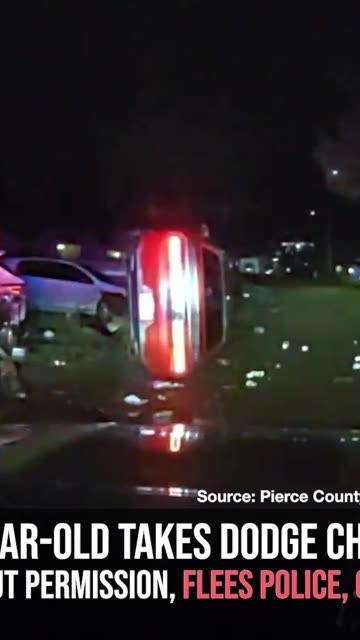 18-Year-Old Takes Dodge Charger without Permission, Flees Police, Crashes