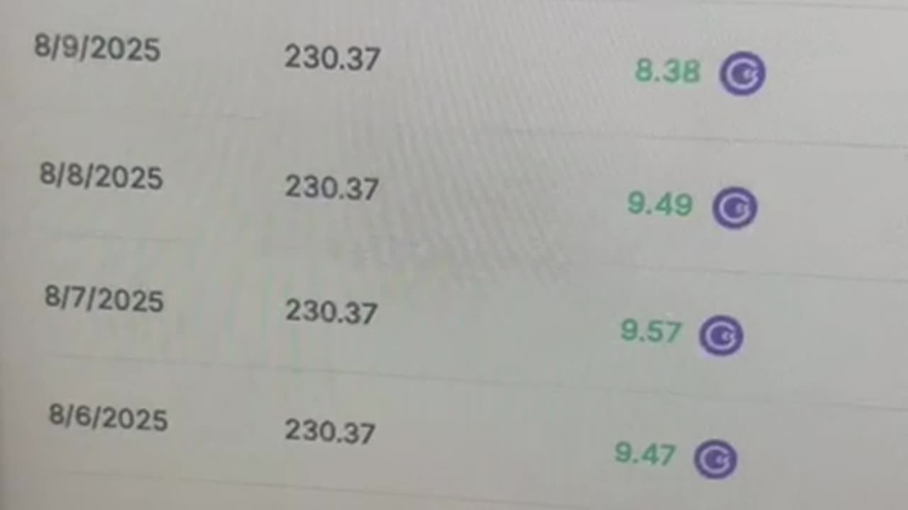 08/11/2025 daily profits