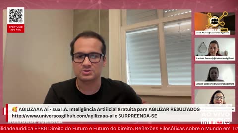 #AgilidadeJuridica EP86 Direito do Futuro e Futuro do Direito: Reflexões Filosóficas sobre o Mundo em Transformação QUI 24.07.25 19h31