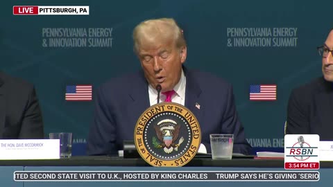 FULL REPLAY: President Trump Participates in an Energy & AI Roundtable - 7/15/25