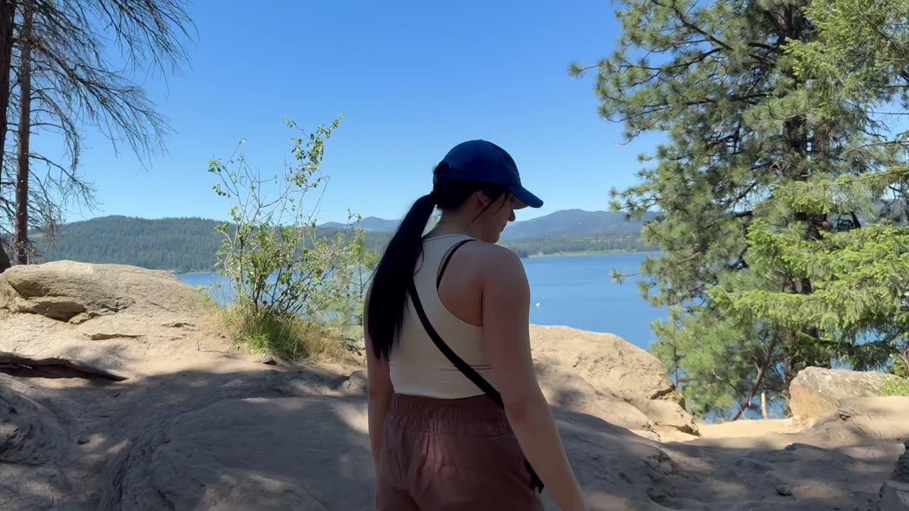 Our Hike on Tubbs Hill, Downtown Coeur d'Alene.