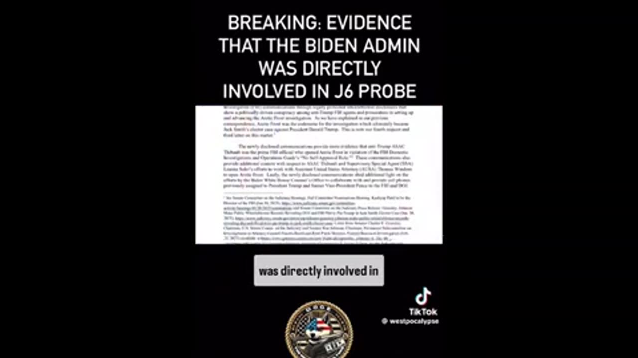 Solomon on fake biden involved in J6..
