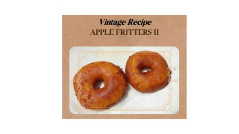 Apple Fritters II