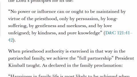 Priesthood Authority in the Family and the Church - They Overlap - One is Eternal -6-13-25